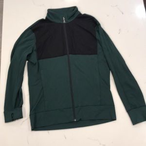 Men’s Lululemon hunter green & black jacket size M